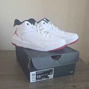 Jordan Kids Sneakers White and Red